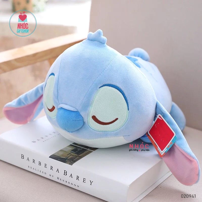 Thú bông Stitch nằm lông mịn