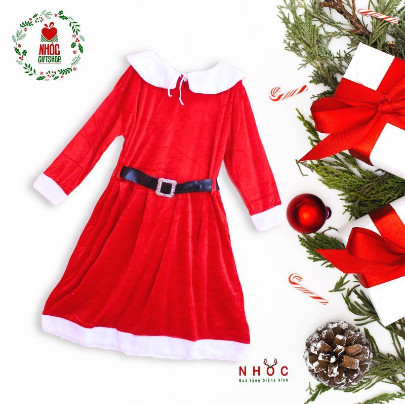 Đầm nhung bà già noel - 90350