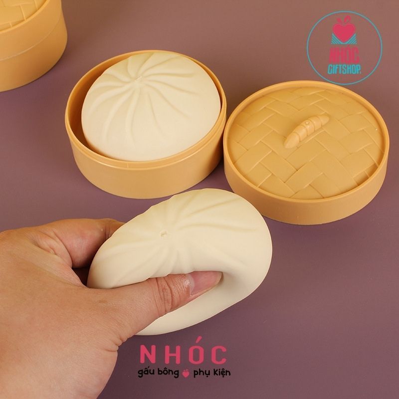 Bánh bao squishy giảm stress - 6001