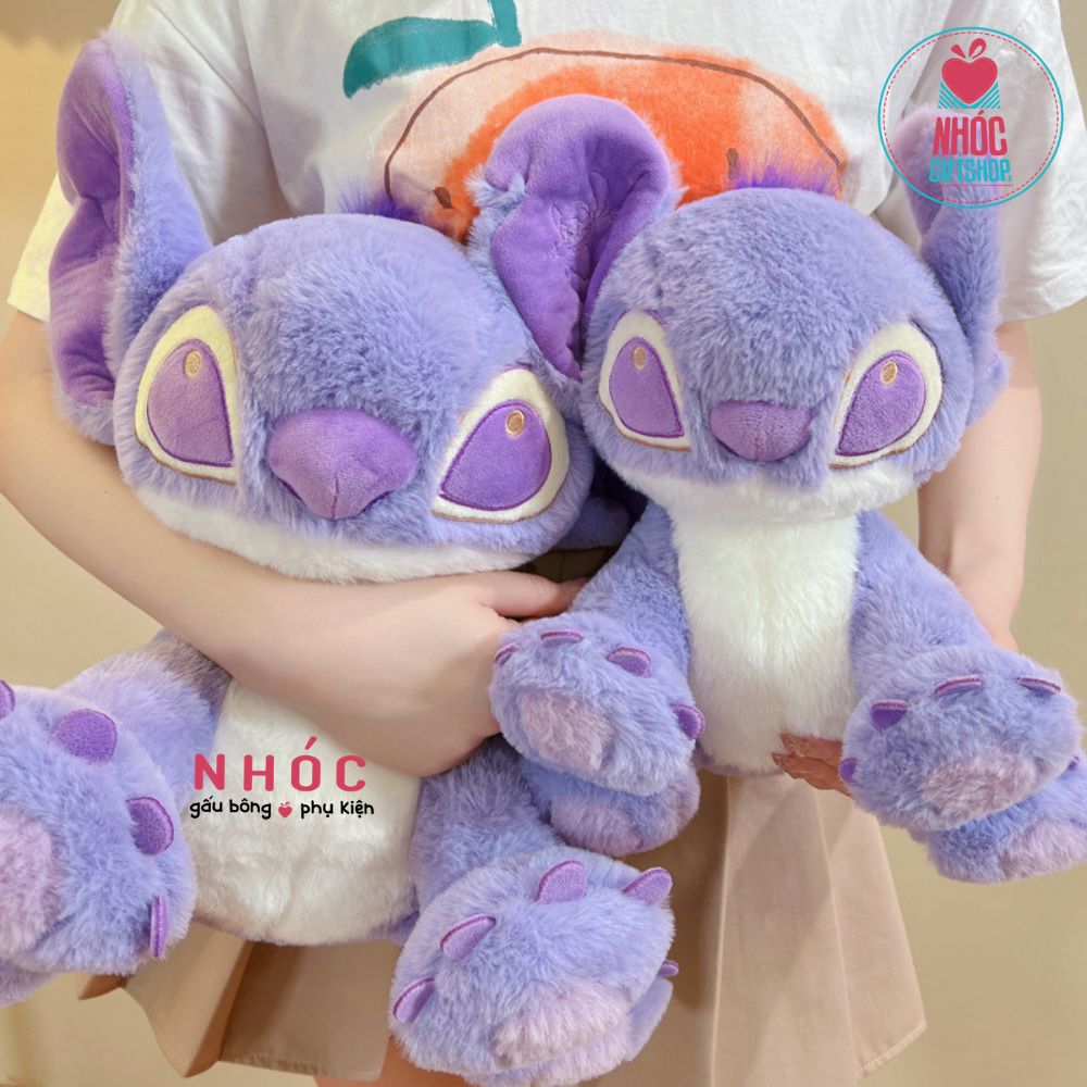 Thú bông Stitch lông xù ngồi