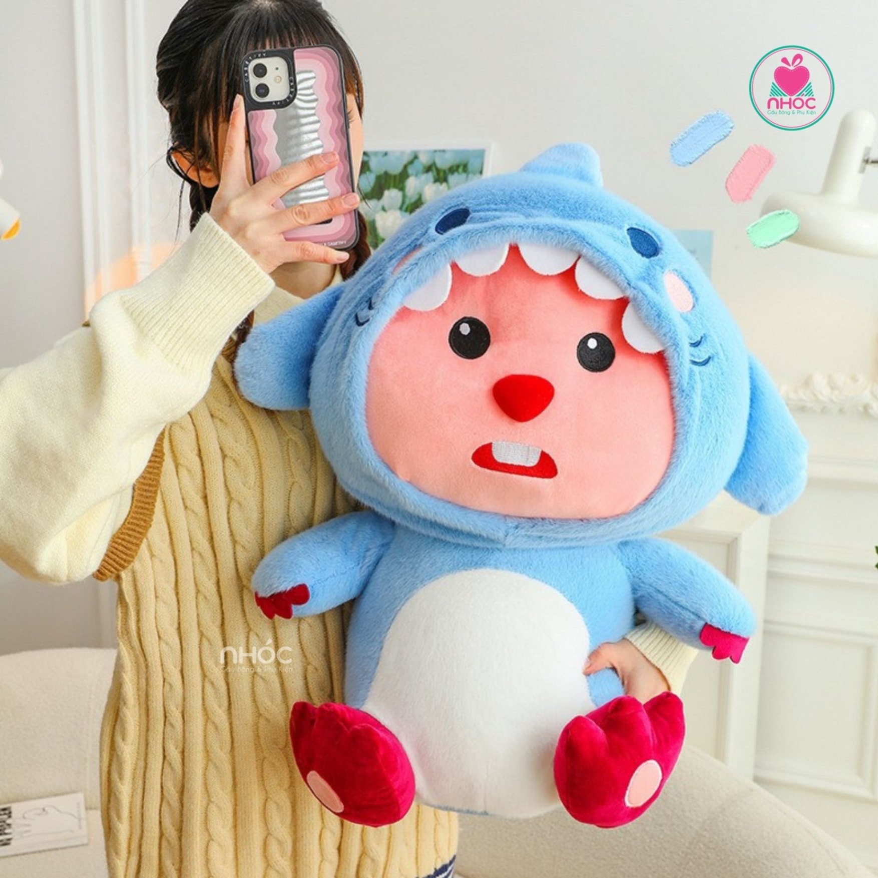 Thú bông Loopy Cosplay - Cá mập xanh - 65540