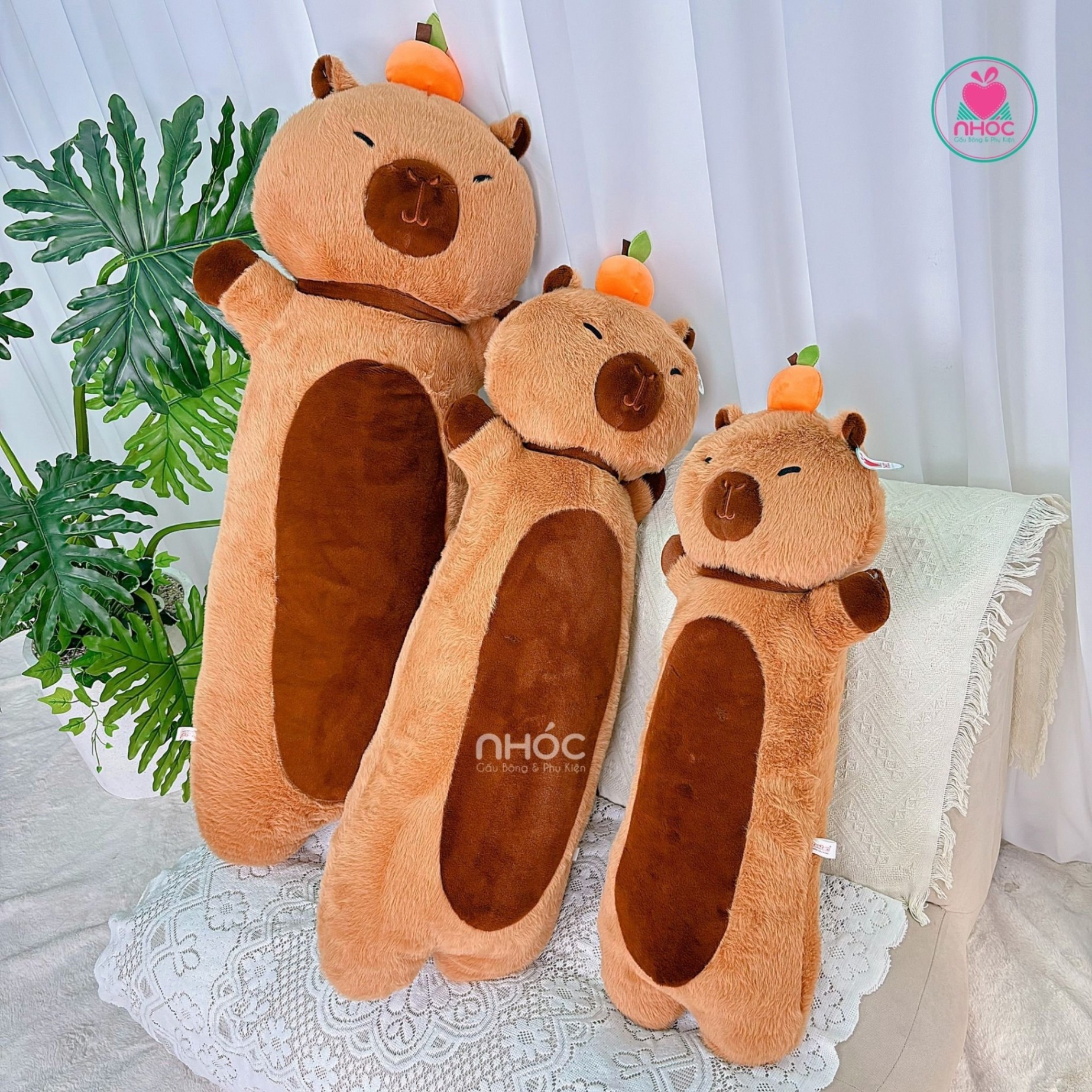 Gối ôm Capybara lông xù TC