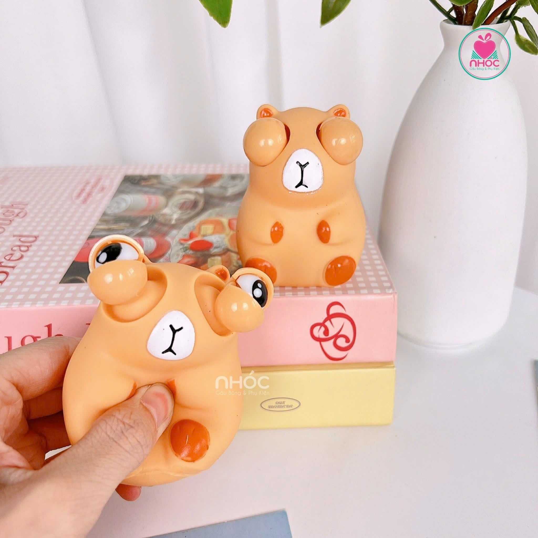 Đồ chơi squishy Capybara mắt ếch - 4501