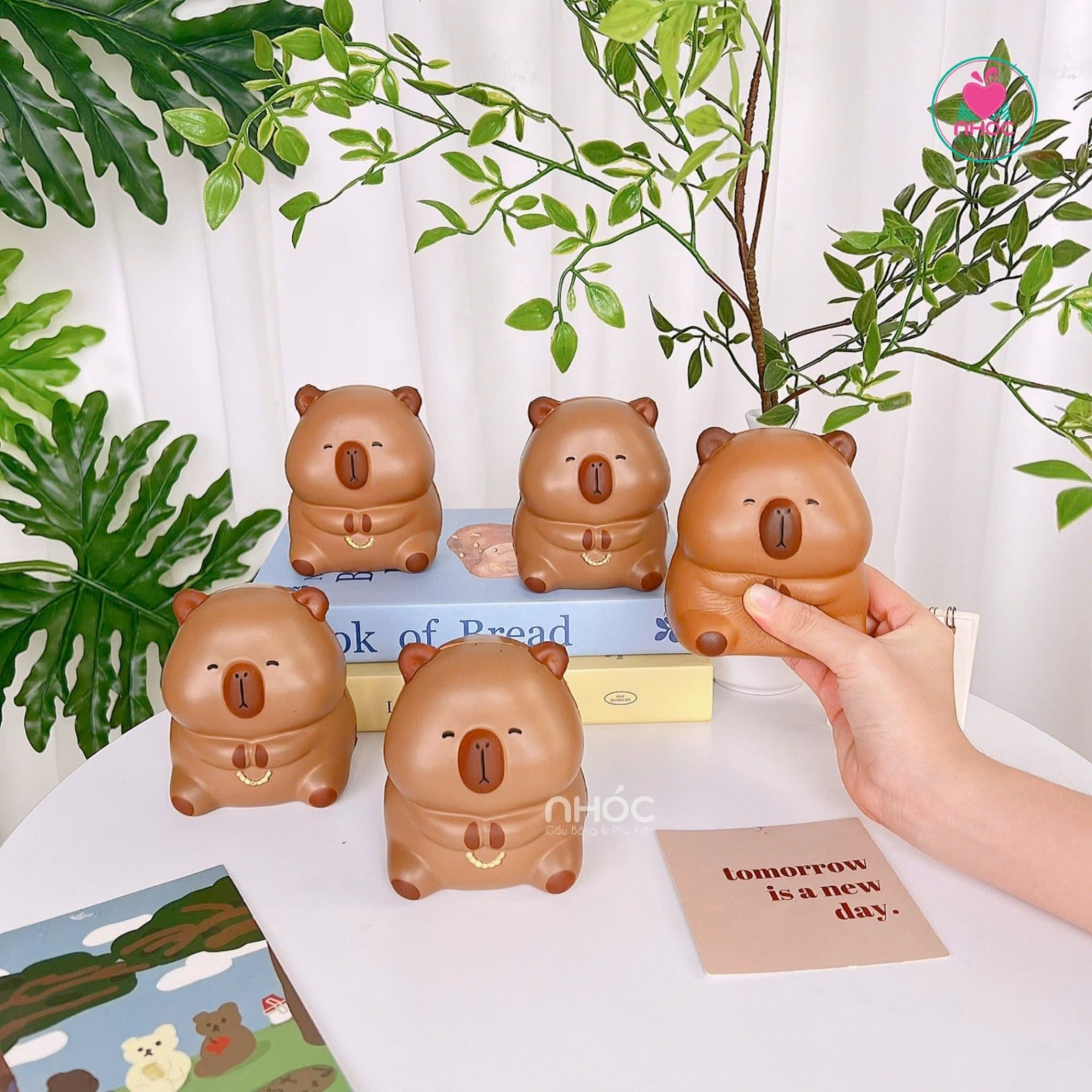 Đồ chơi squishy Capybara tu - Nâu - 5001