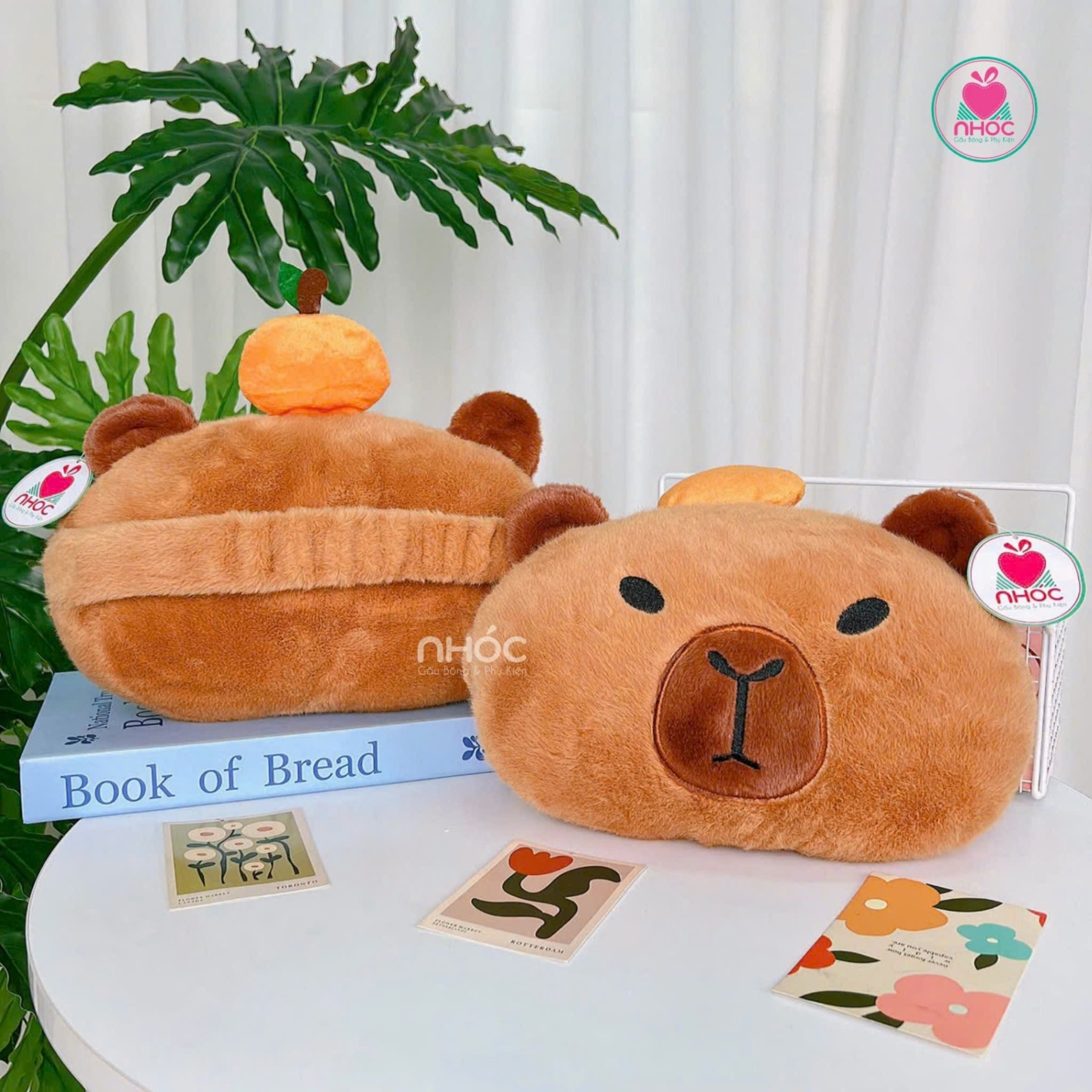 Gối kê cổ bông Capybara - 21001