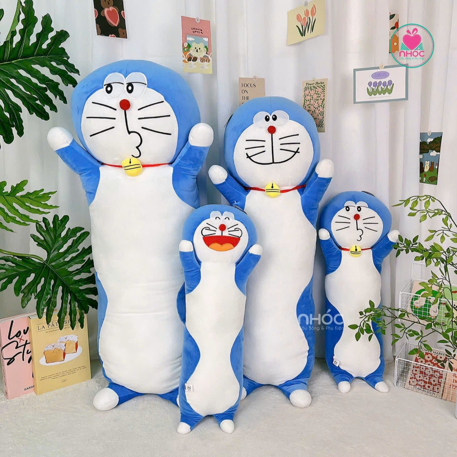 Gối ôm Doraemon lông mịn TC