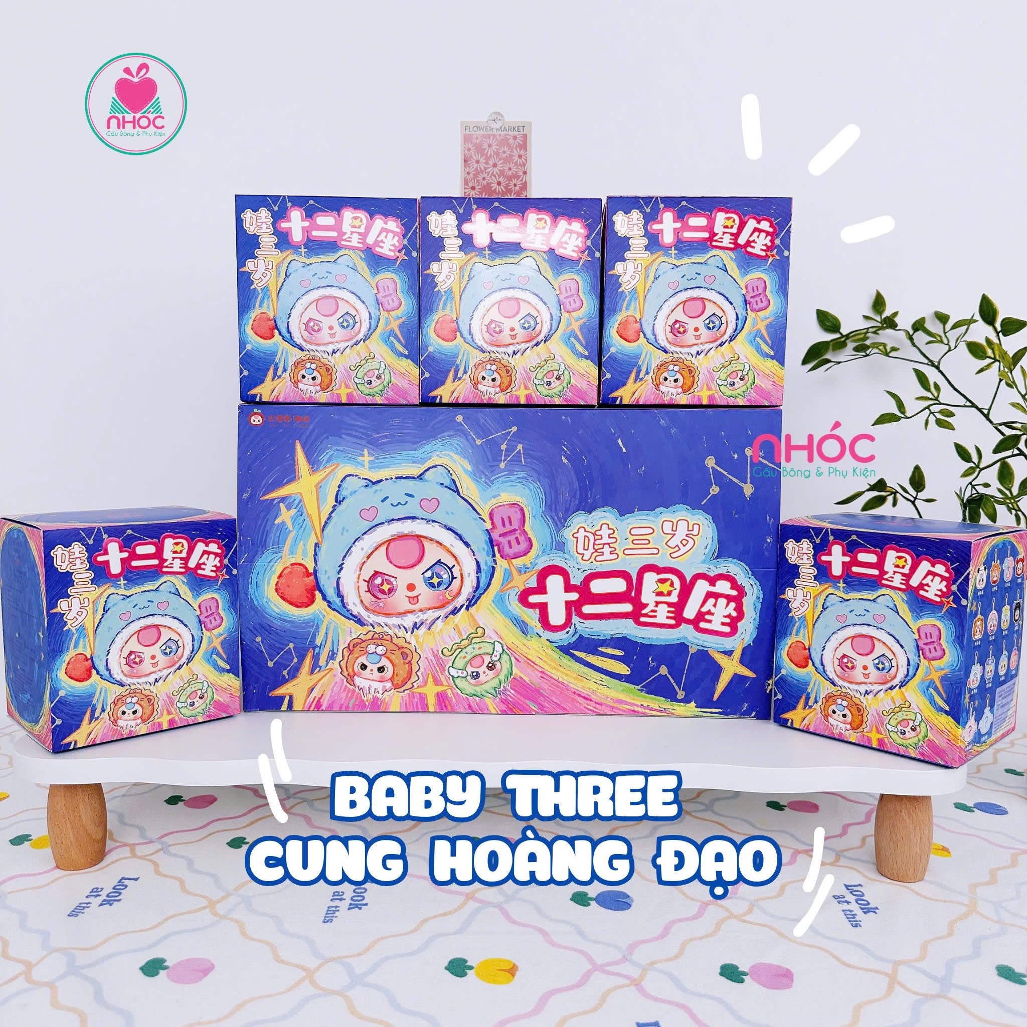 Blindbox Baby Three cung hoàng đạo lẻ 6 - 31501