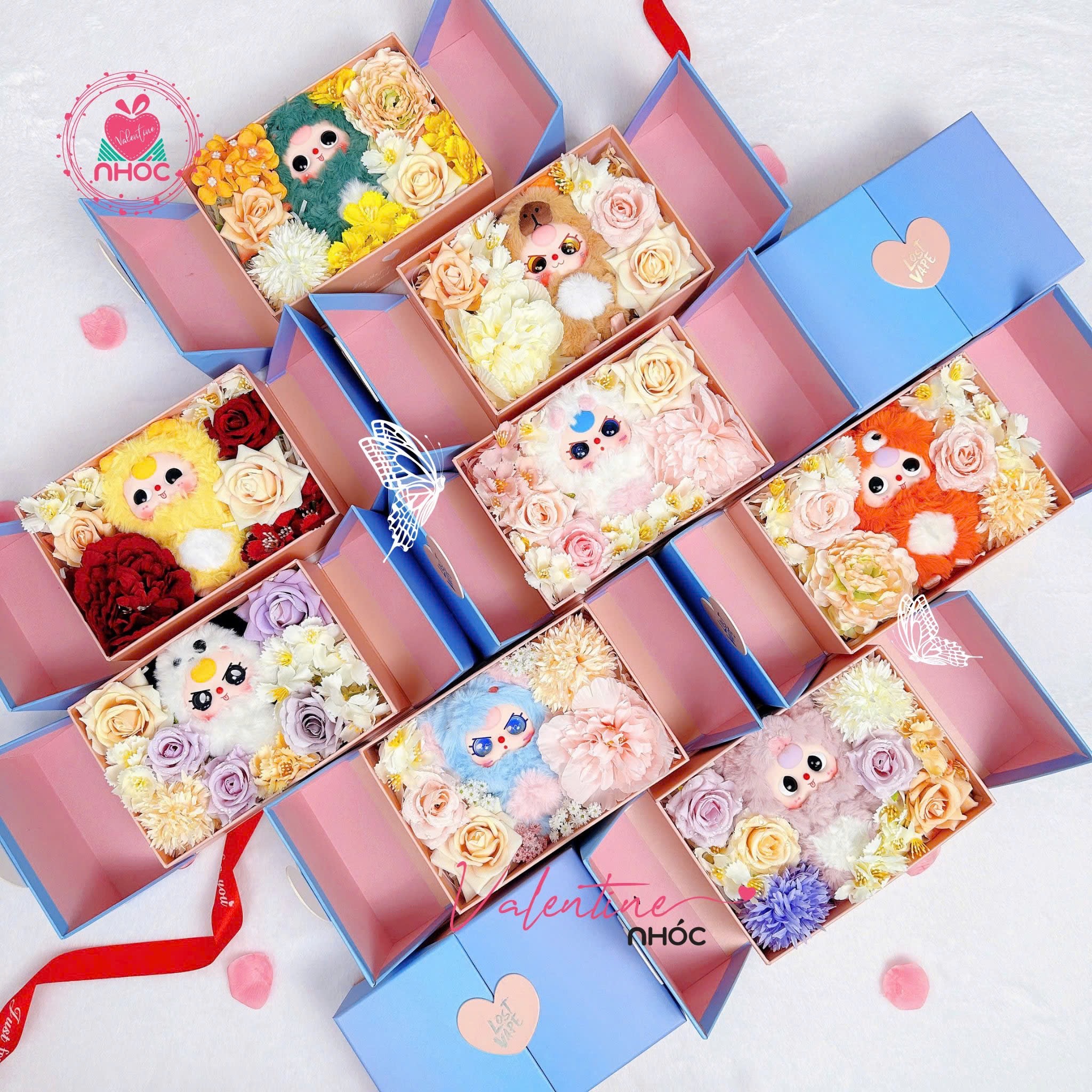 Hộp quà BBT combo nắp gập