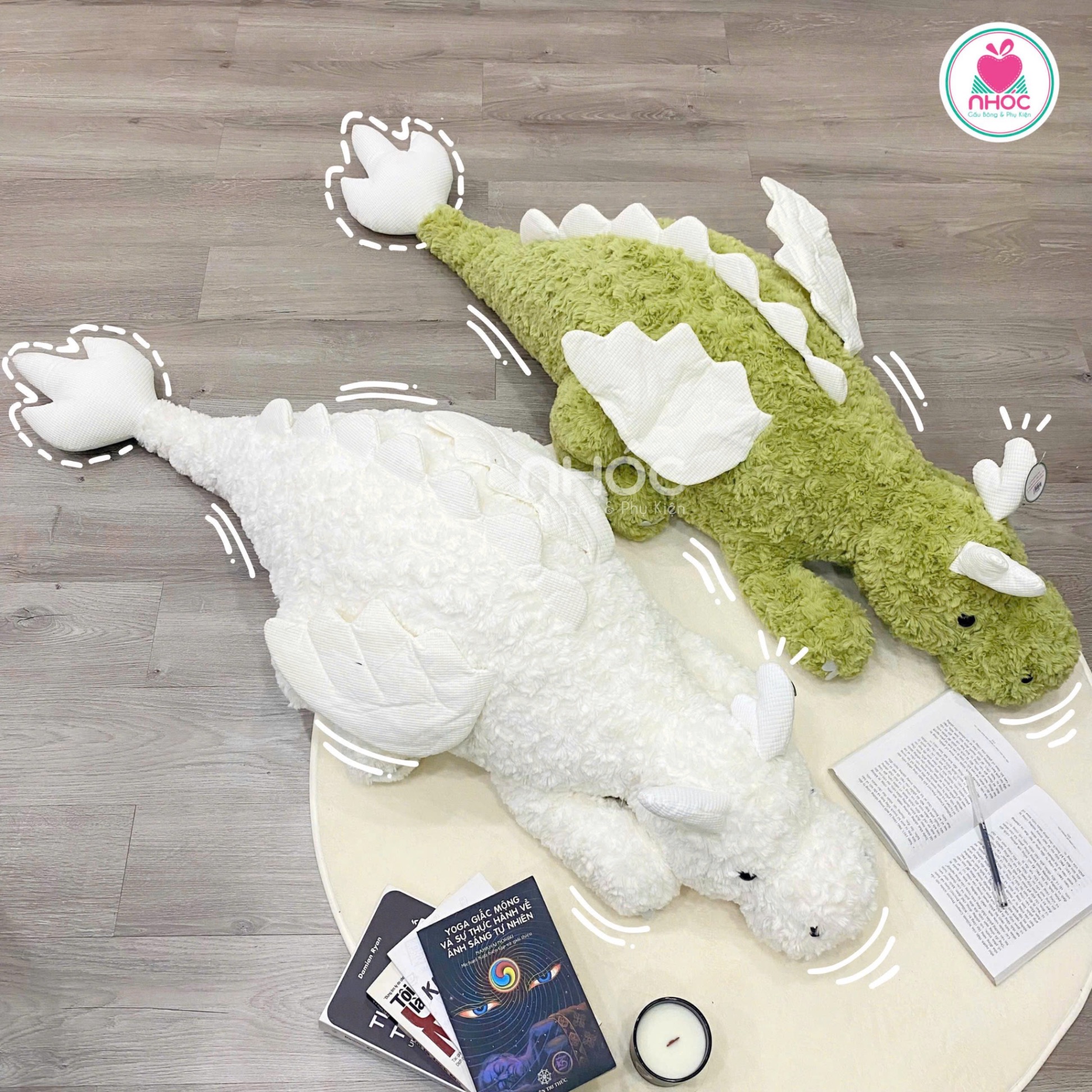 Gối ôm bông Dragon lông xoắn nằm