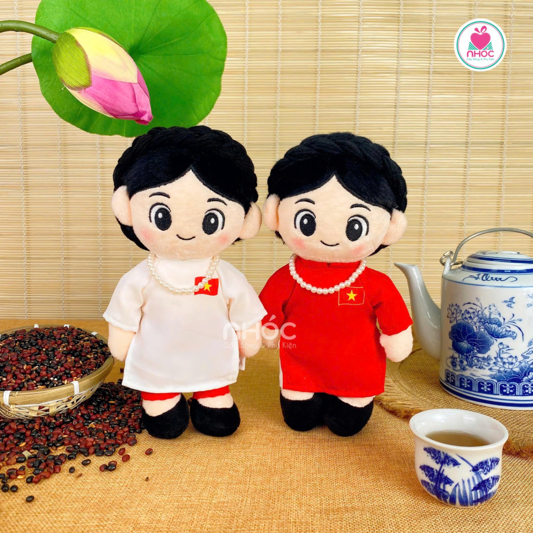 Gấu yêu nước Đồng Chí Hậu Phương lông mịn TC