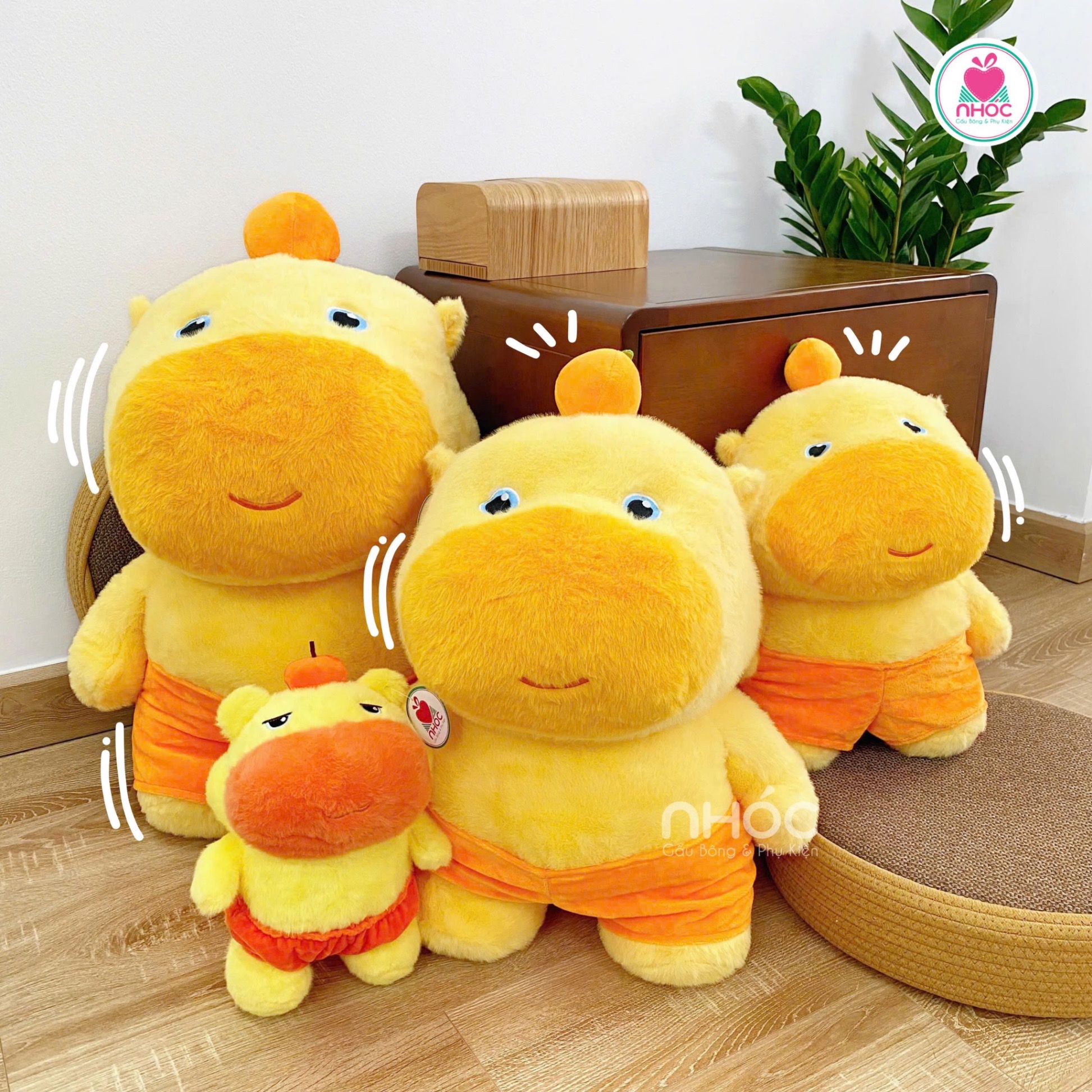 Thú bông Capybara Lulu lông xù