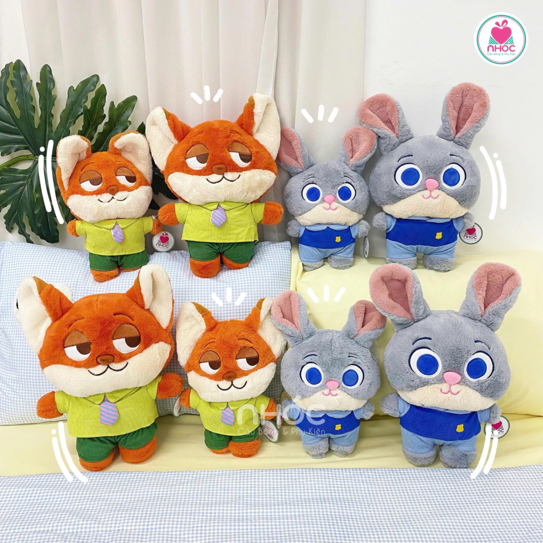 Thú bông Zootopia lông xù đứng