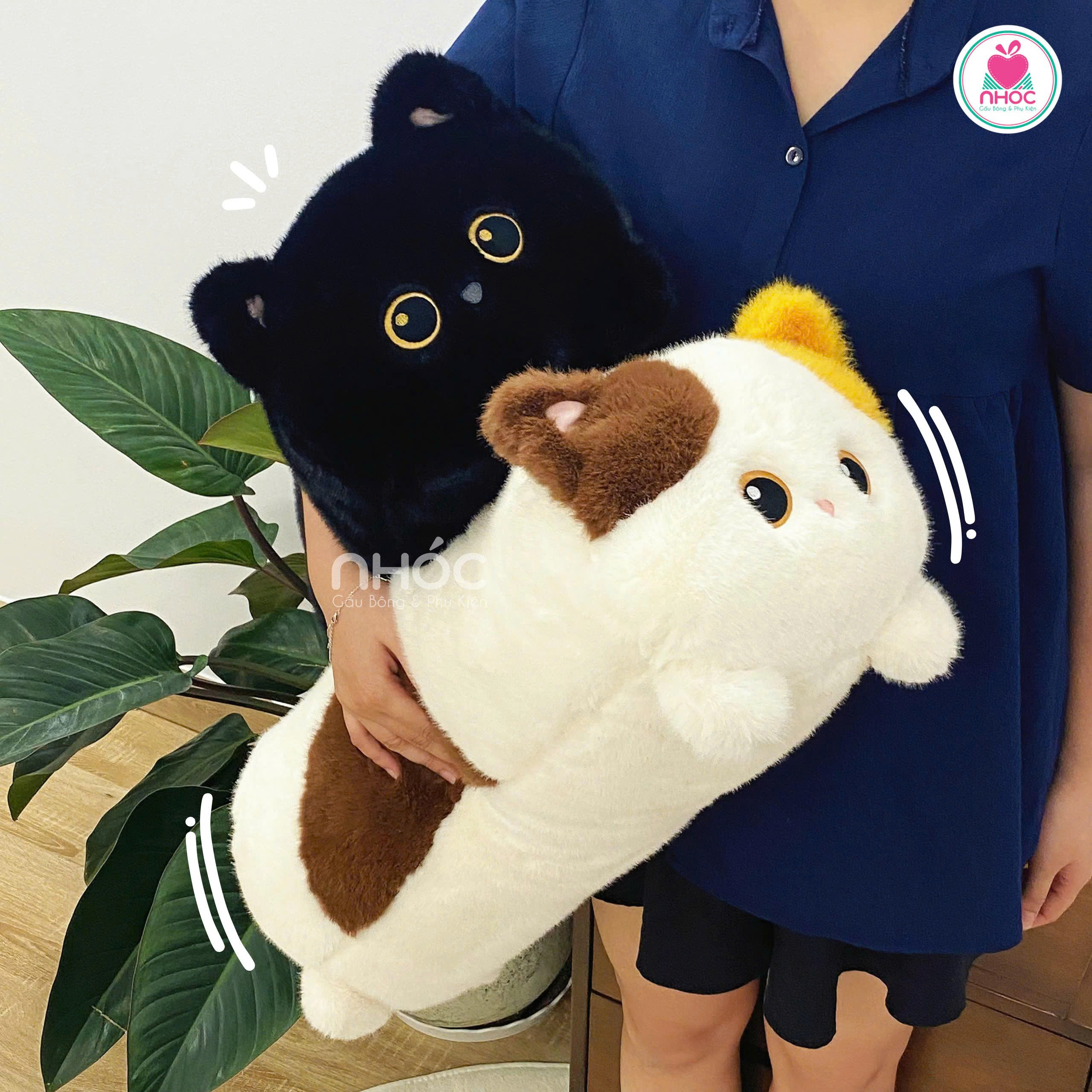 Gối ôm Thú lông xù nằm