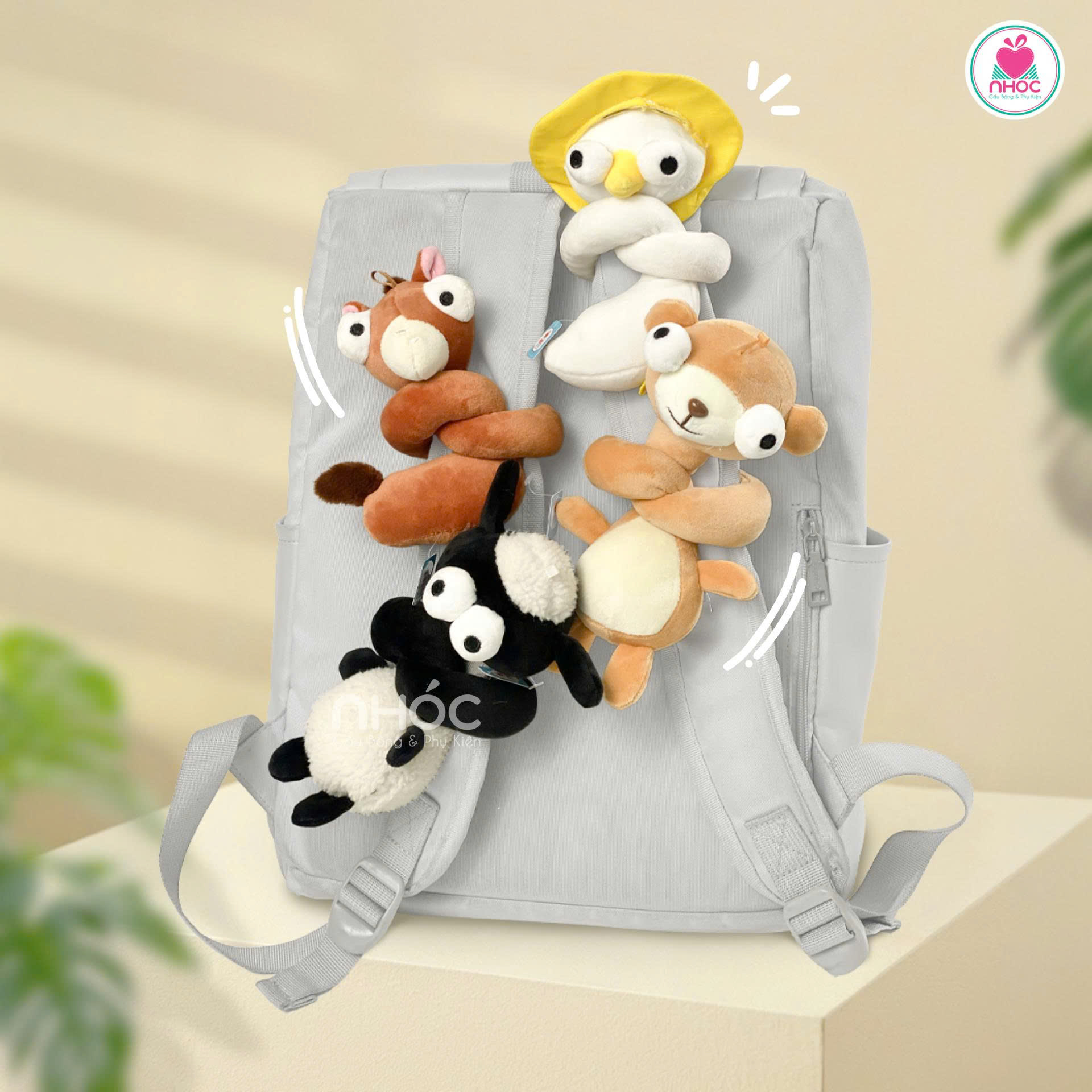 Móc khoá bông Thú cổ dài 7m - 4015026
