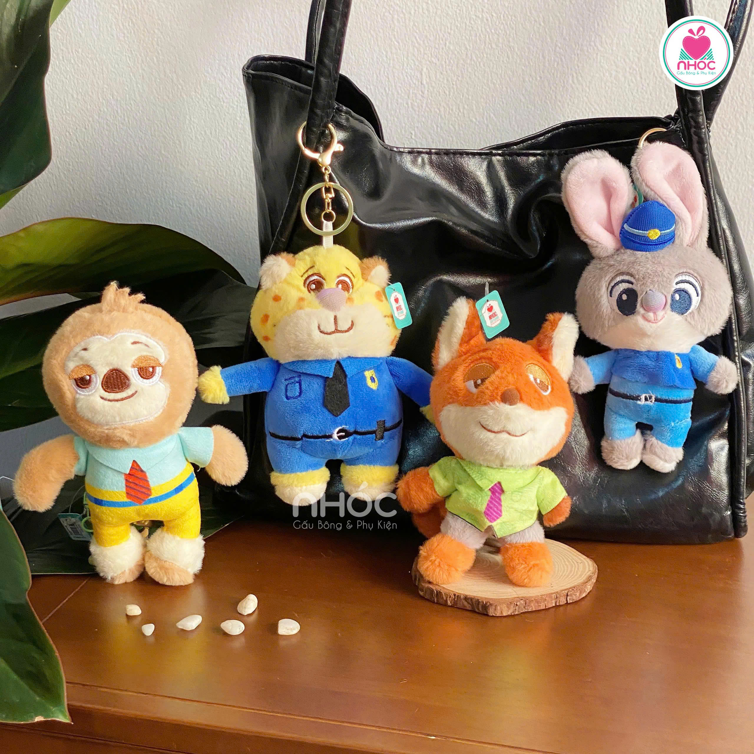 Móc khoá bông thú Zootopia chân dài 4m - 8525