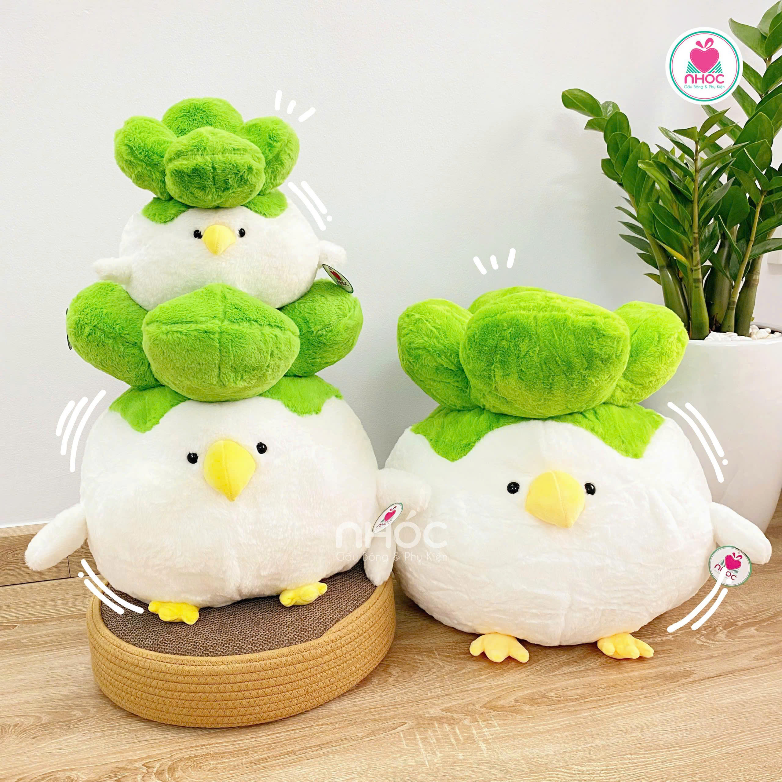 Thú bông Gà cosplay Củ cải lông xù