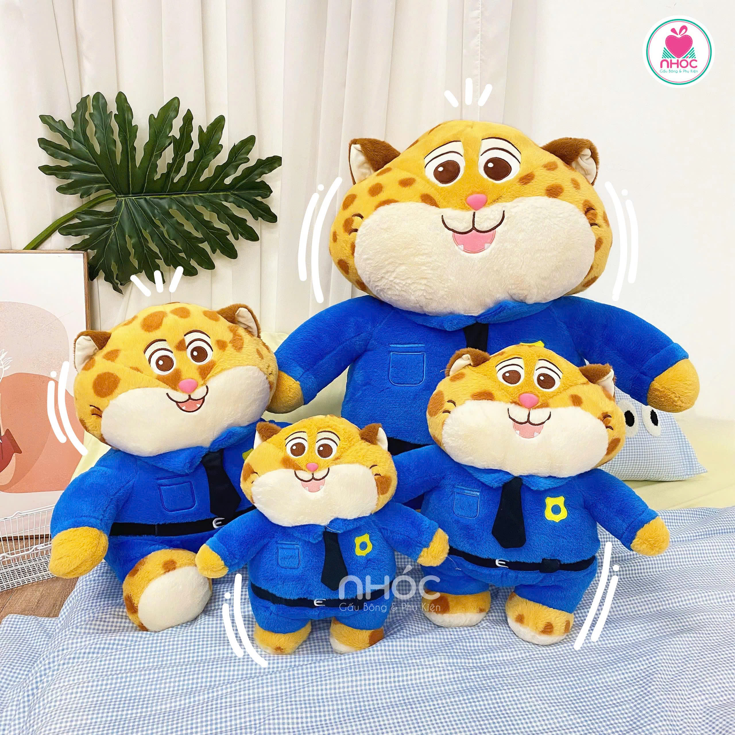 Thú bông Zootopia cảnh sát Báo Benjamin