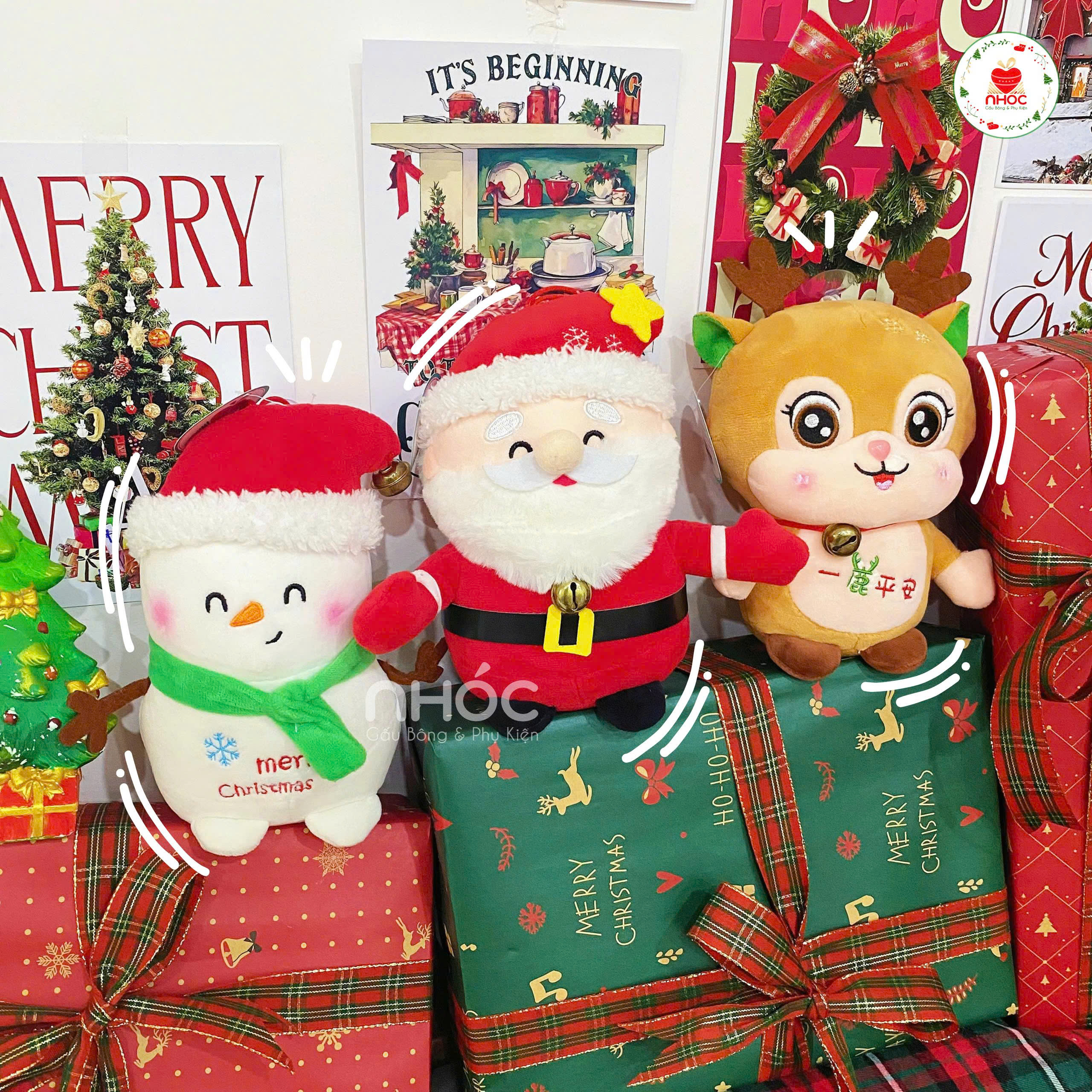 Thú bông nhỏ Noel