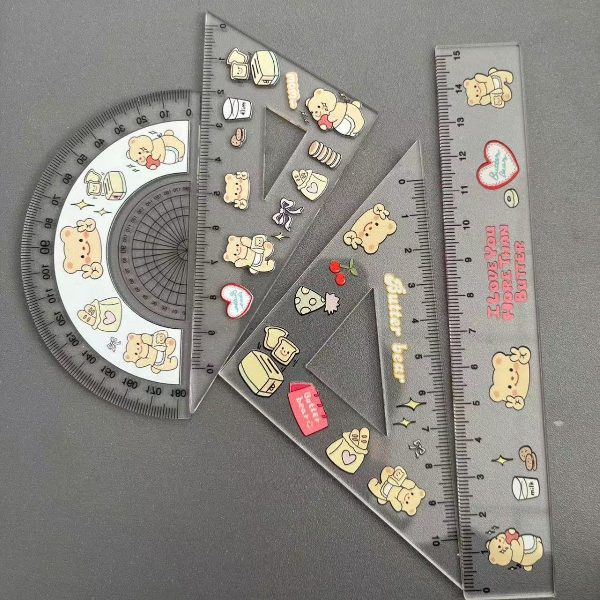 Set thước kẻ Cartoon (4c)