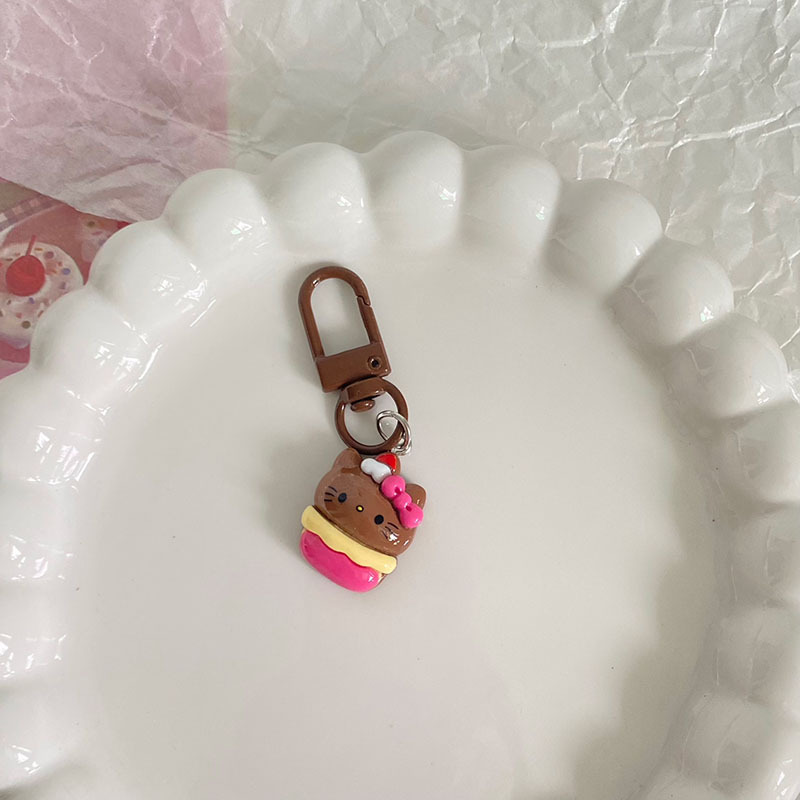 Móc đa năng Hello Kitty nâu