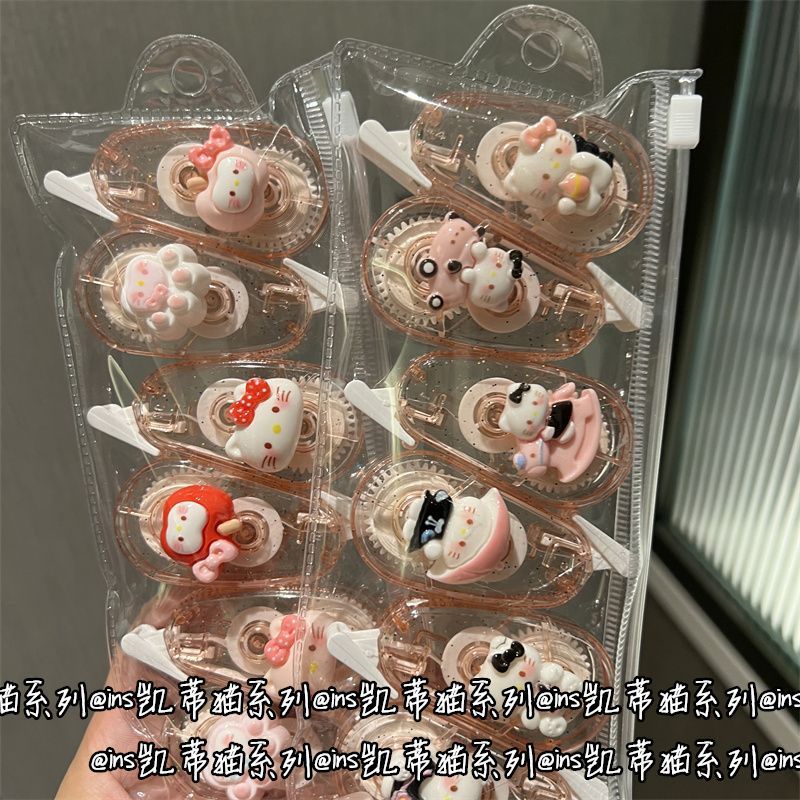 Set bút xóa băng Hello Kitty trong nhũ (6c)