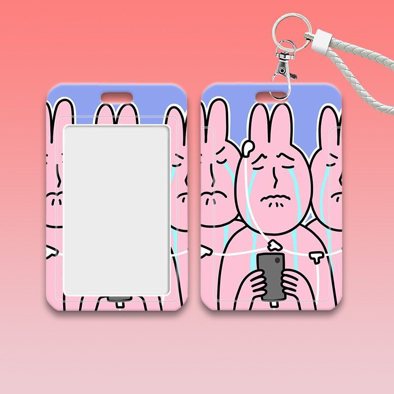 Card holder Thỏ My friend kèm dây lò xo