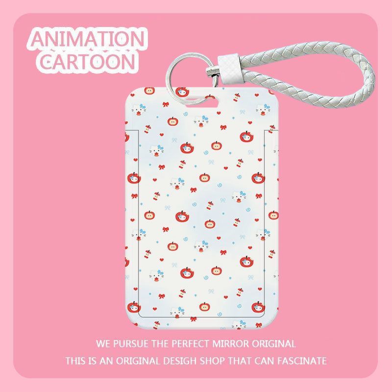Card holder Apple Animal kèm dây lò xo
