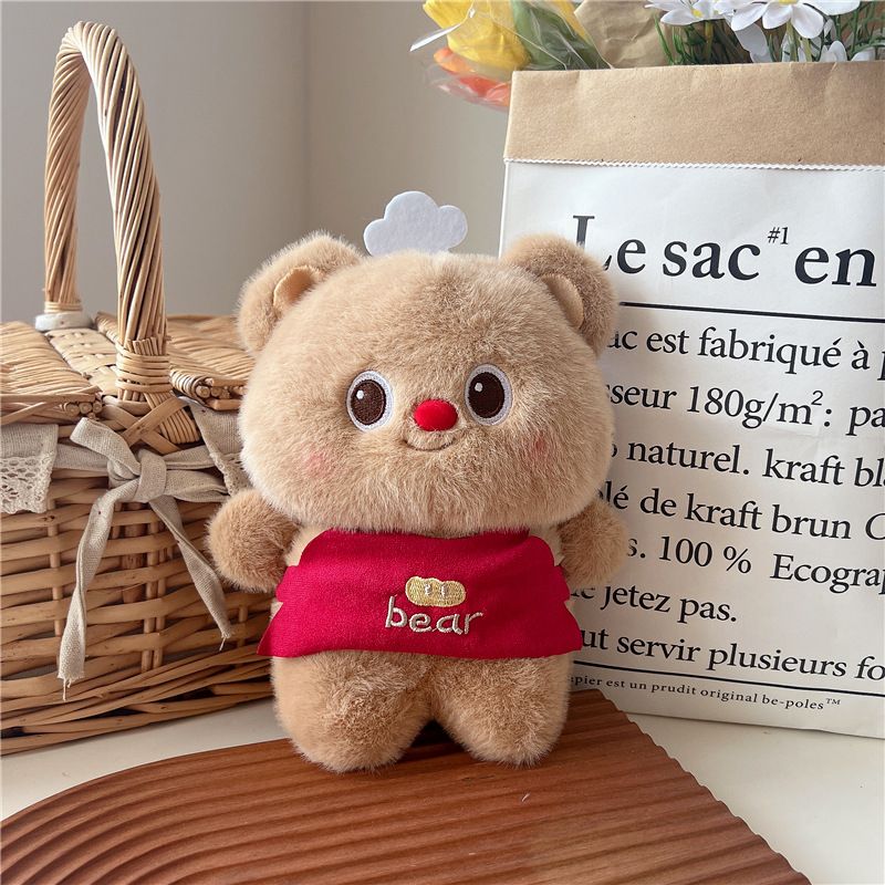 Butter bear bông đeo yếm (25cm)
