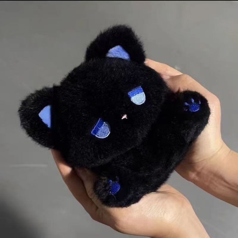 Mèo bông ngồi mặt buồn (25cm)