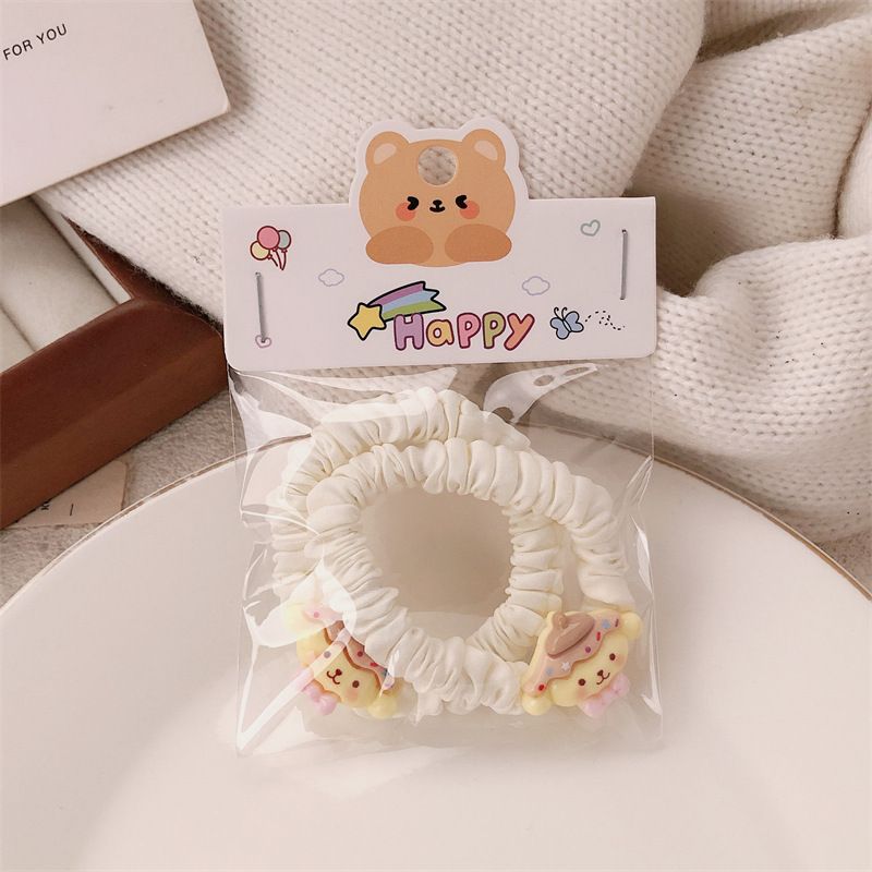 Set chun buộc tóc Purin đồ ăn (2c)