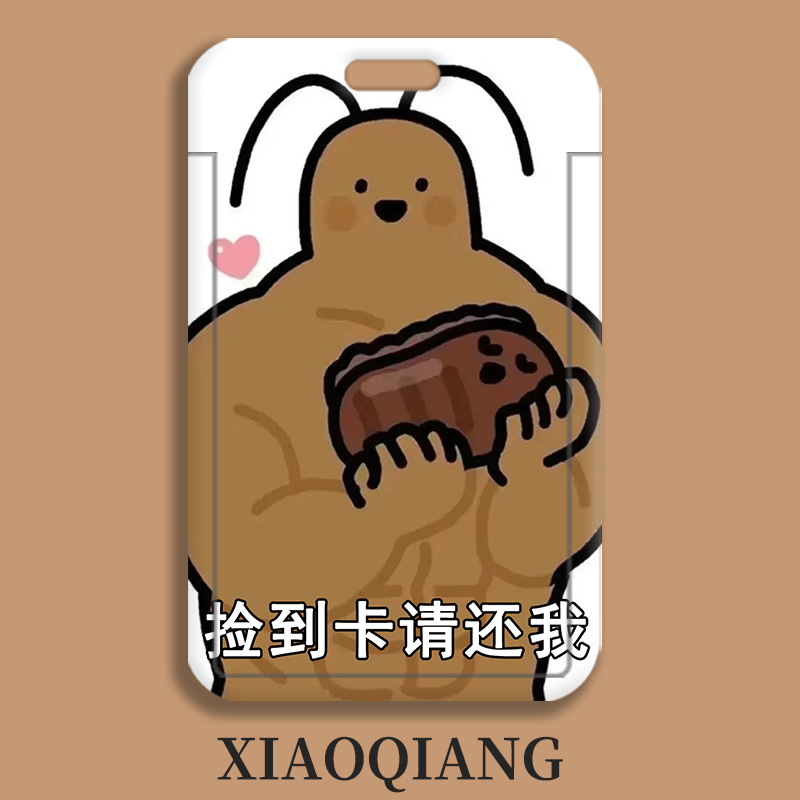 Card holder Gián kèm dây lò xo