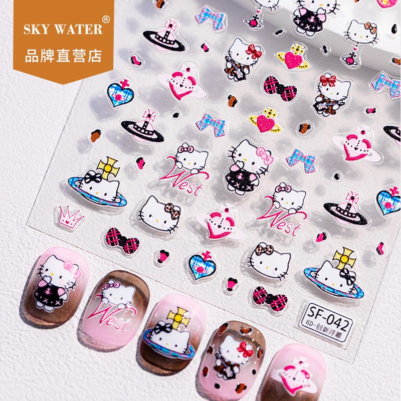 Sticker Hello Kitty (7x9,2cm)