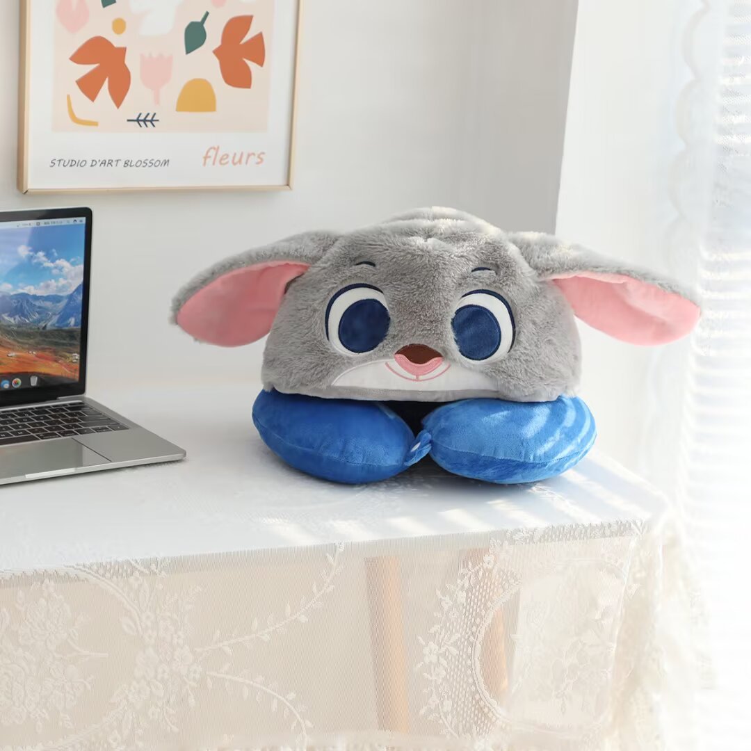 Gối kê cổ kèm mũ cartoon