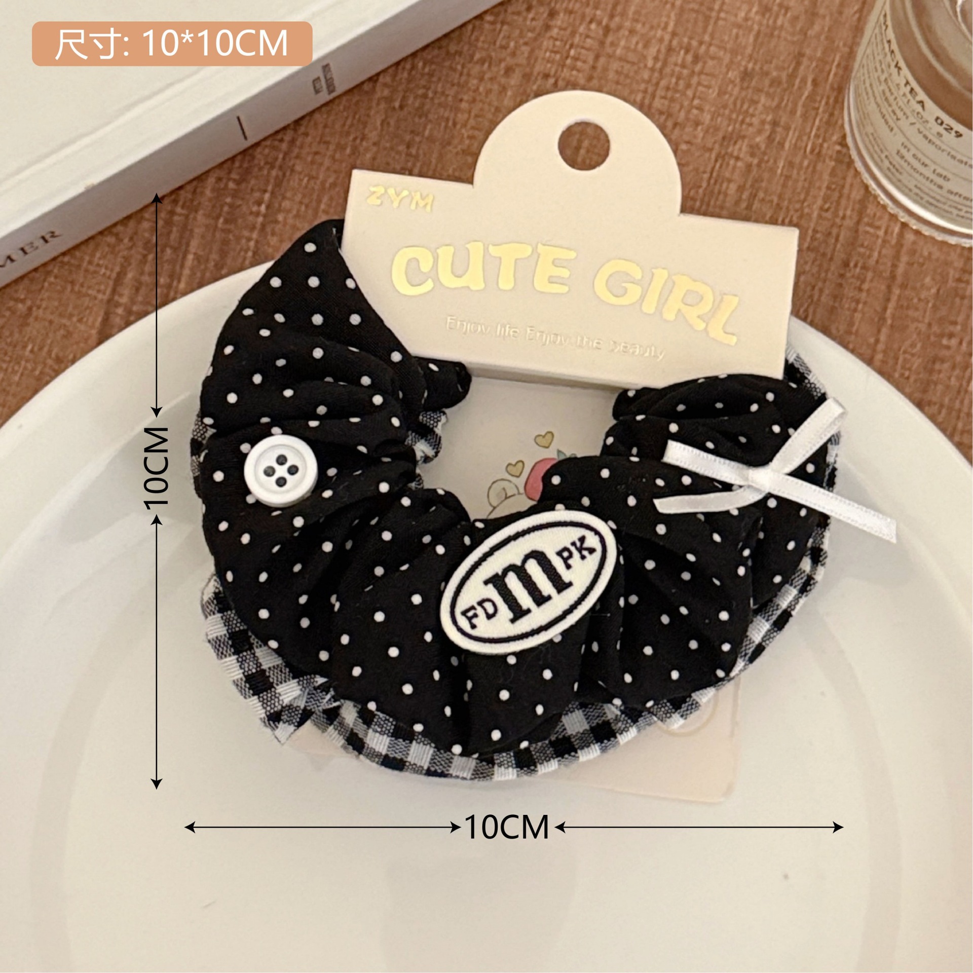 Set scrunchie họa tiết Cute girl (2c)