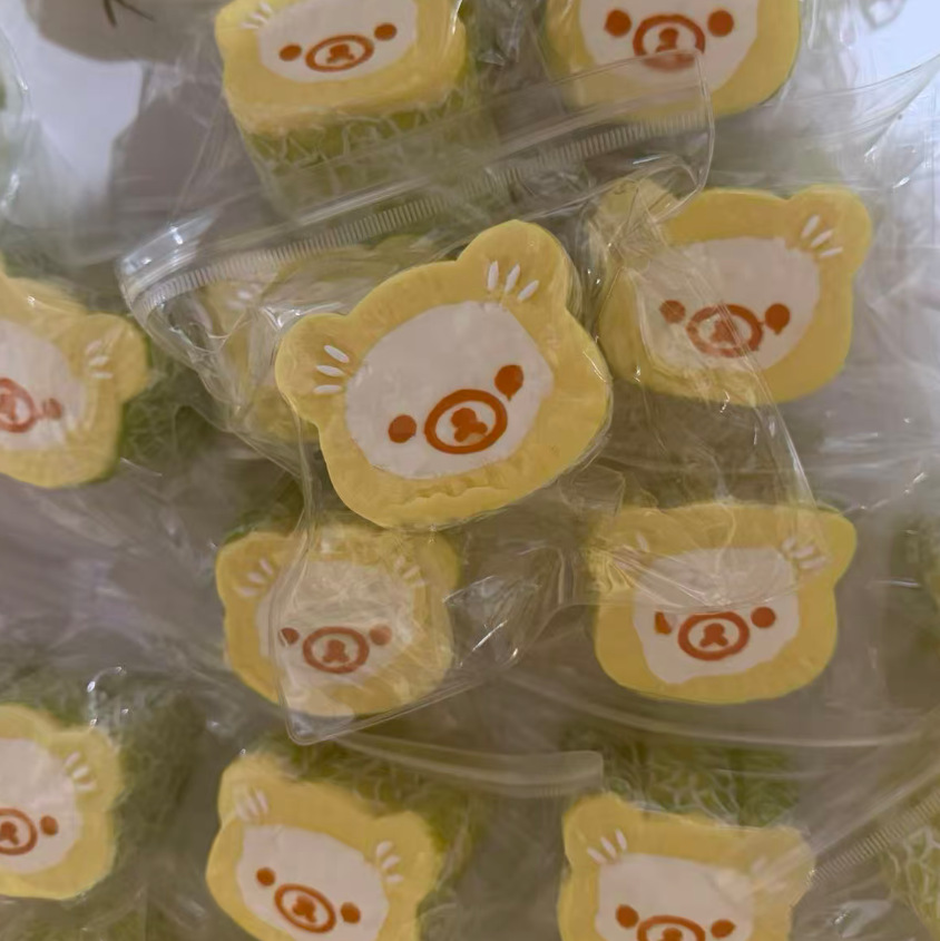 Taba Squishy Đồ ăn mặt gấu