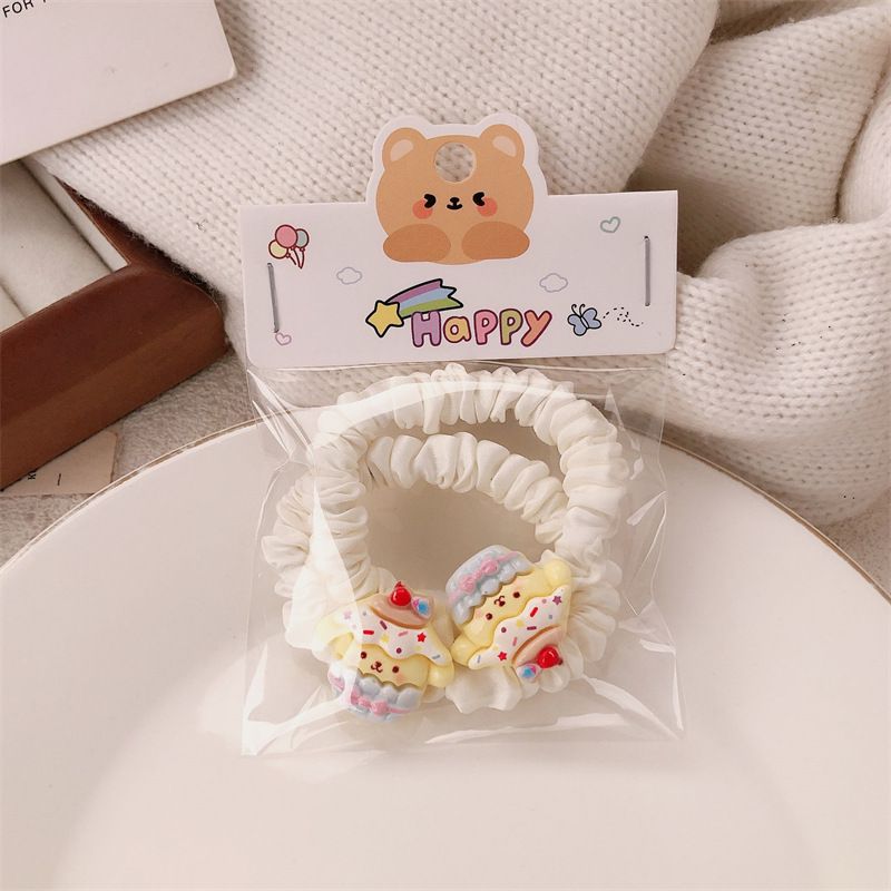 Set chun buộc tóc Purin đồ ăn (2c)