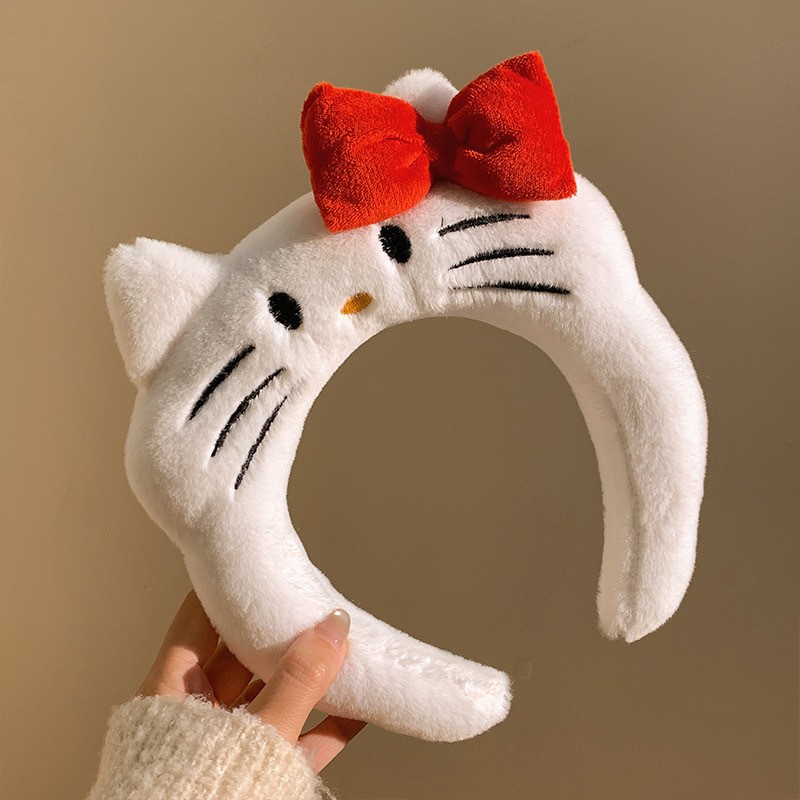 Bờm bông bản to Hello Kitty
