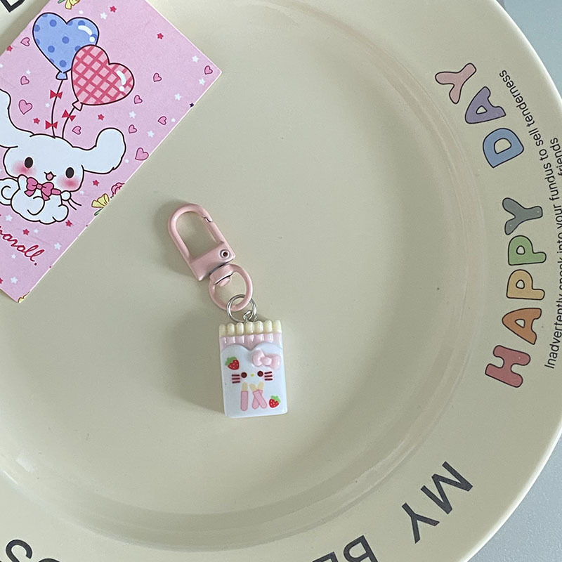 Móc đa năng Hello Kitty cosplay đồ ăn