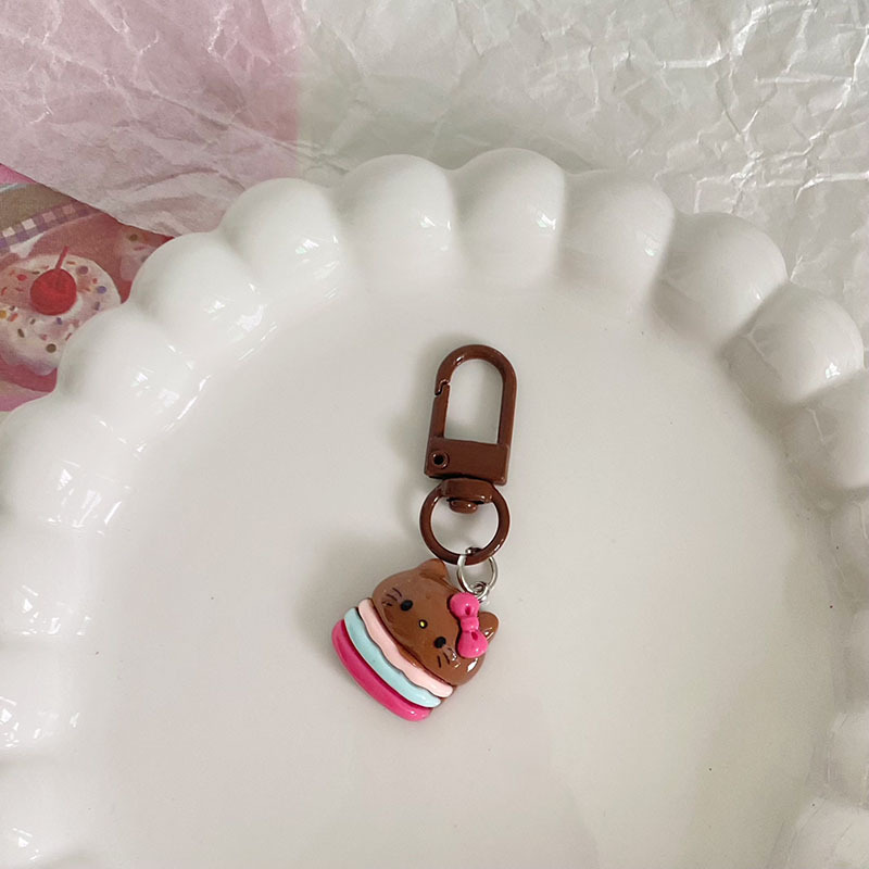 Móc đa năng Hello Kitty nâu