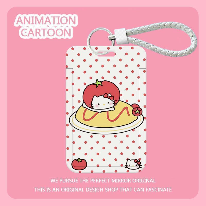 Card holder Apple Animal kèm dây lò xo