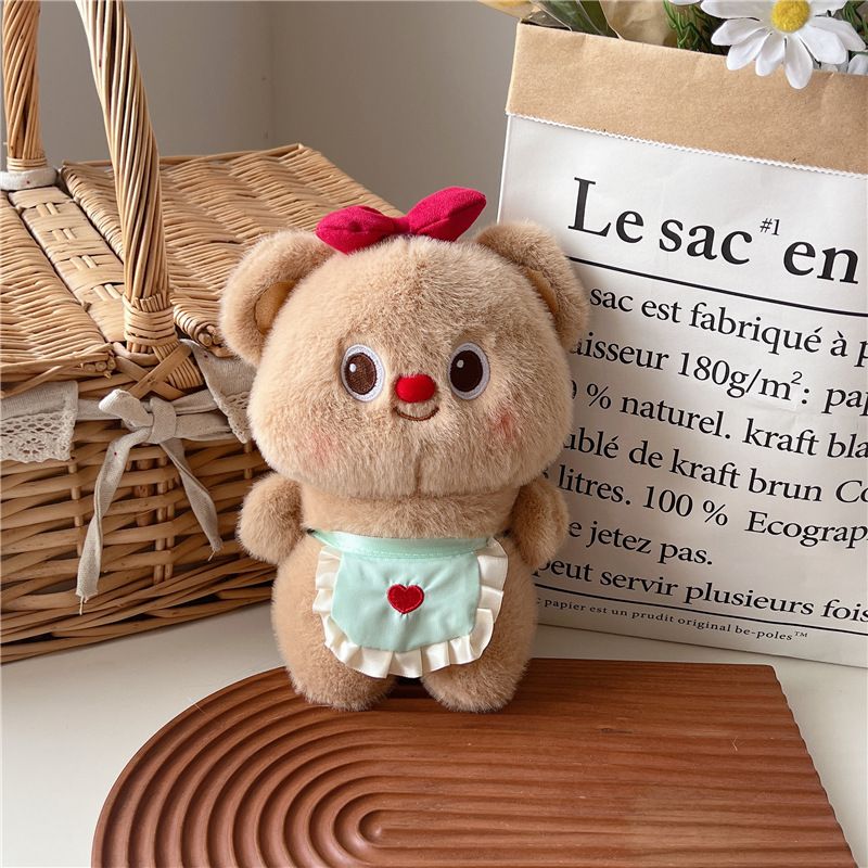 Butter bear bông đeo yếm (25cm)