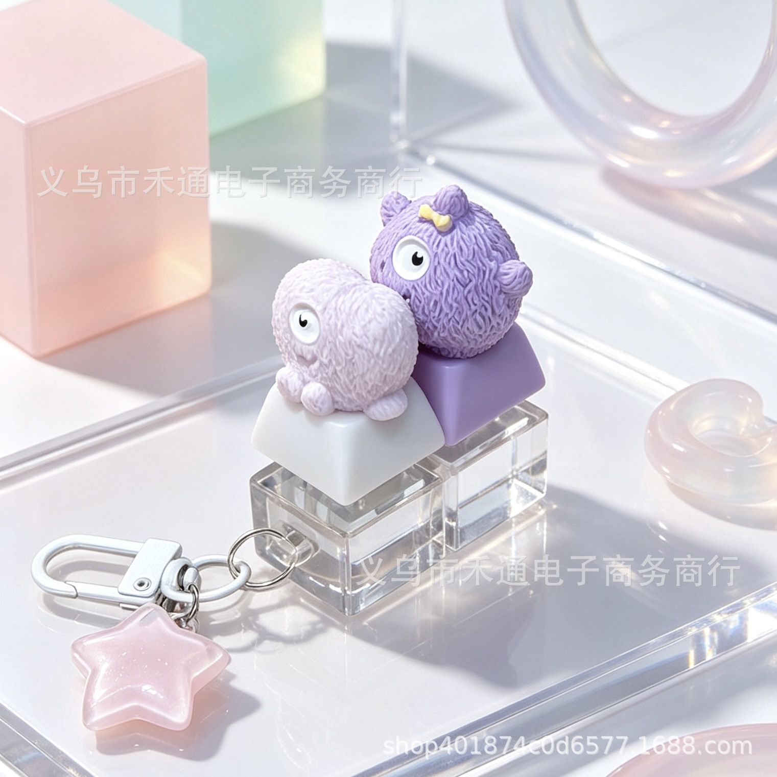 Móc khóa Keycap Monster (2 phím)