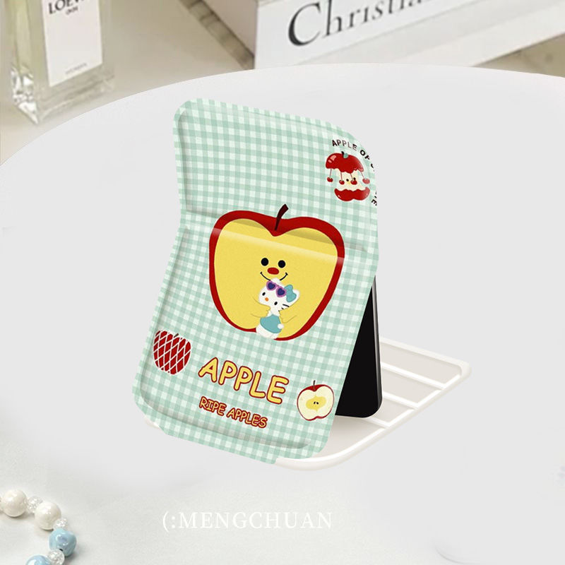 Gương gập bọc da Apple Kitty
