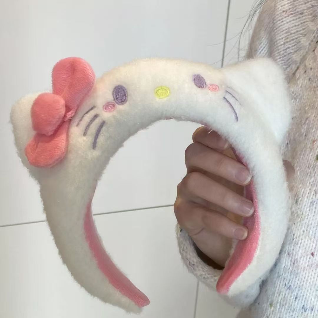 Bờm bông bản to Hello Kitty