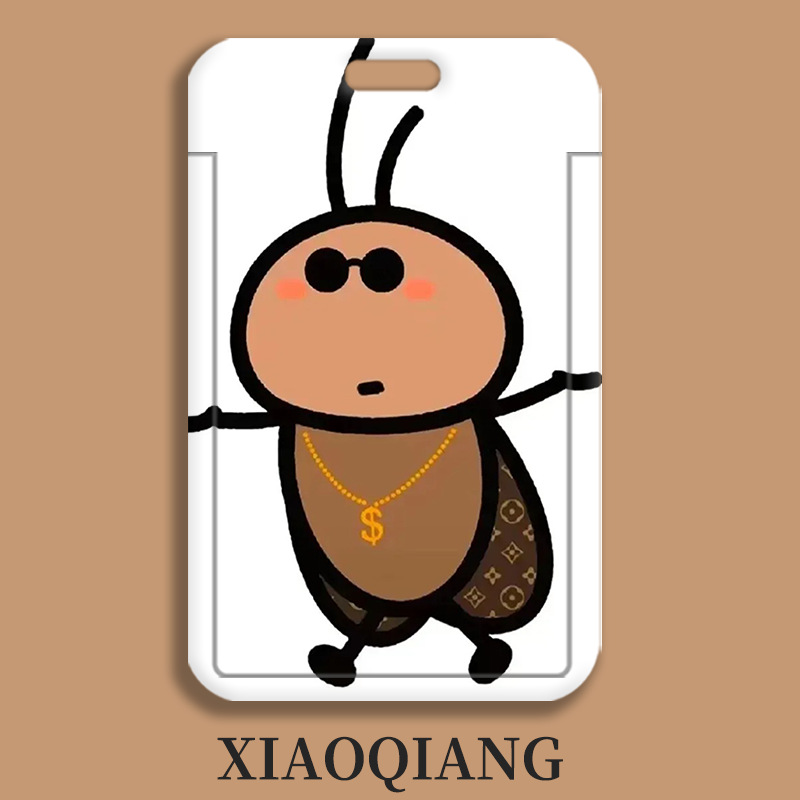 Card holder Gián kèm dây lò xo