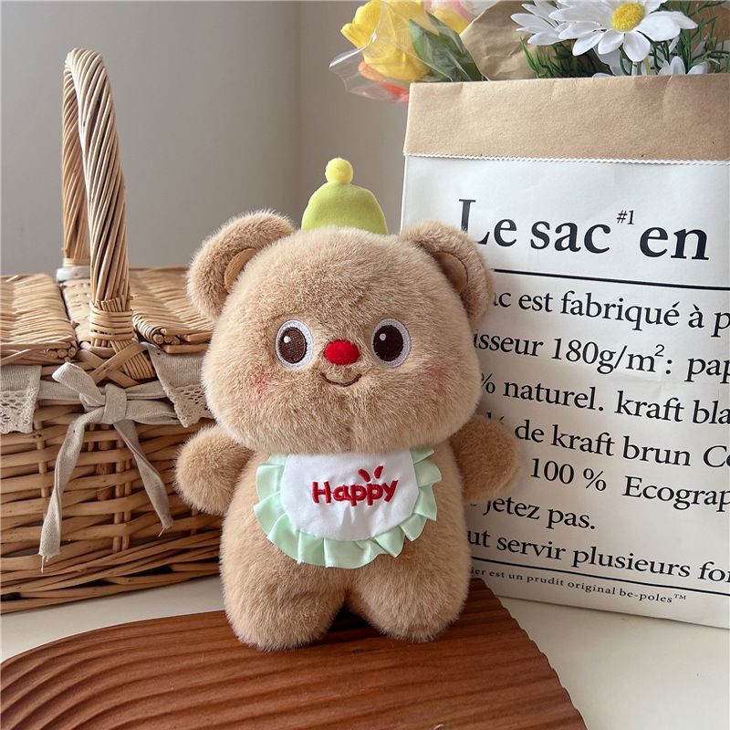 Butter bear bông đeo yếm (25cm)