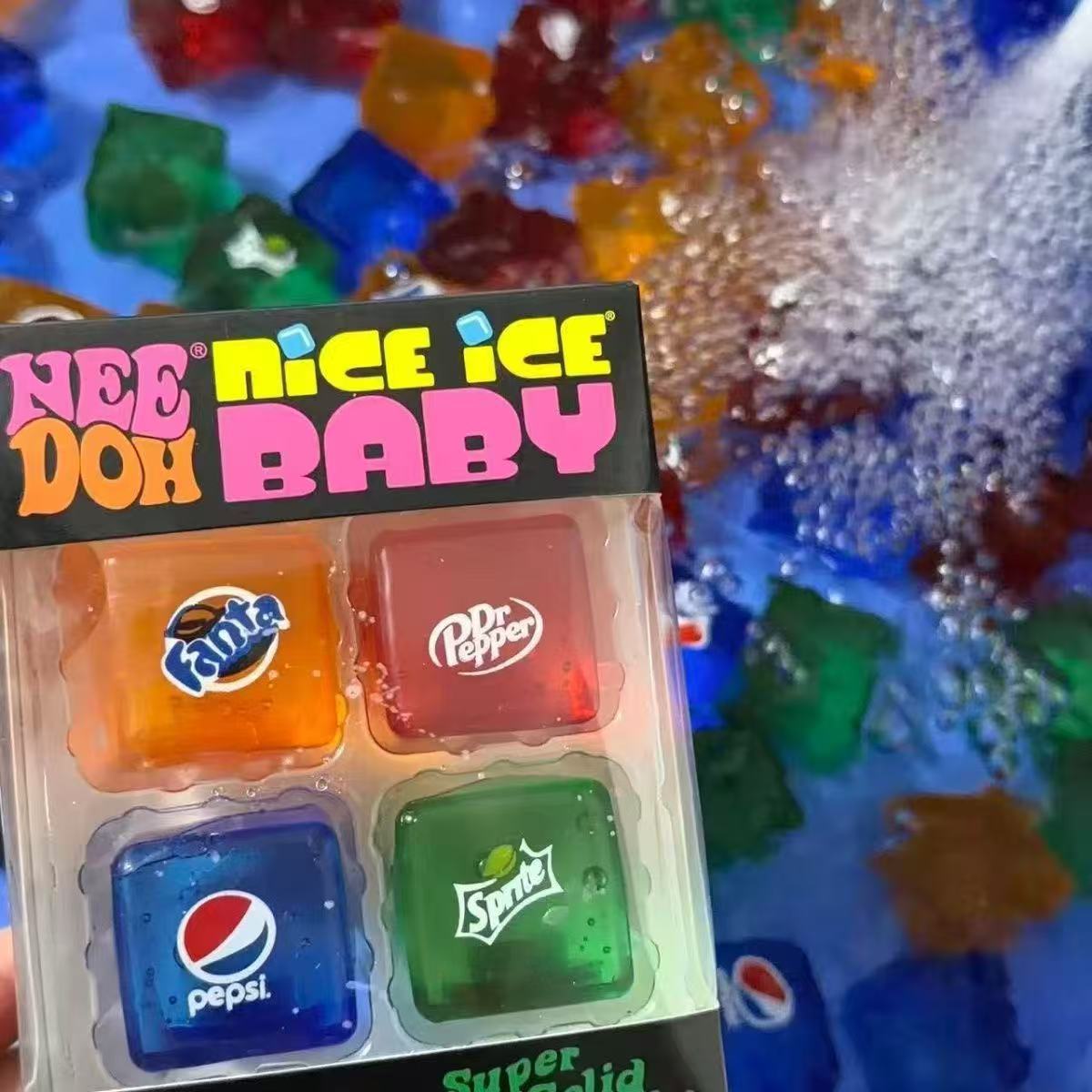 Set stress ball mạch nha Đá viên mini (4c)