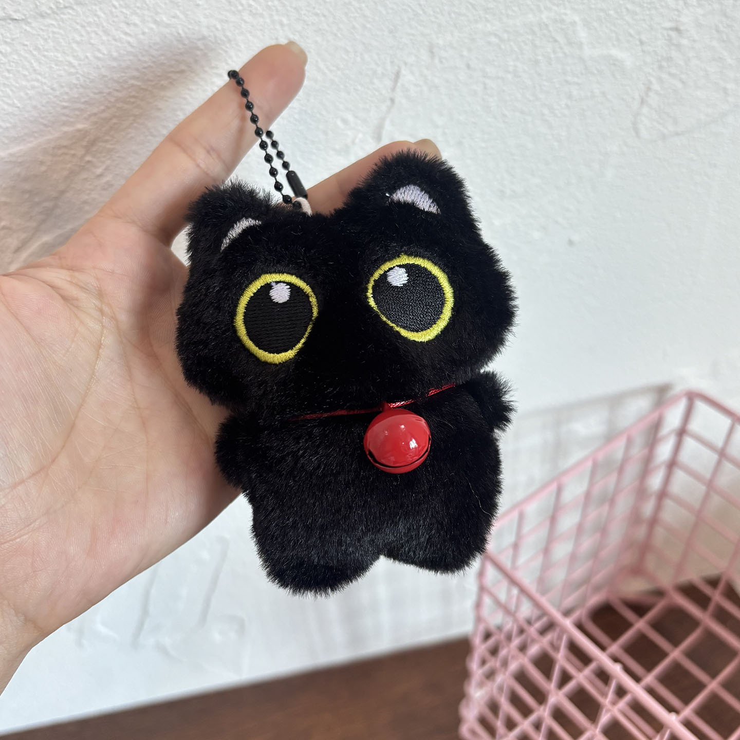 Móc khóa bông Mèo đen