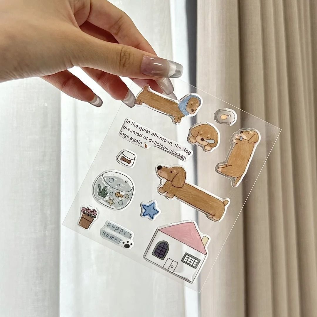 Sticker nổi hình (8x12cm)