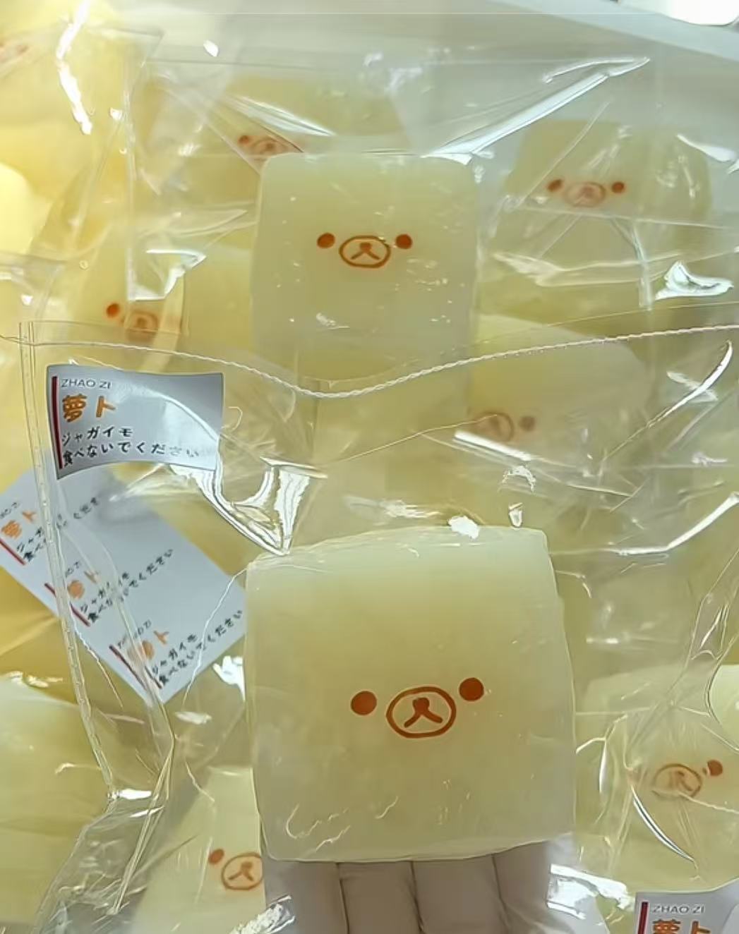 Taba Squishy Đồ ăn mặt gấu